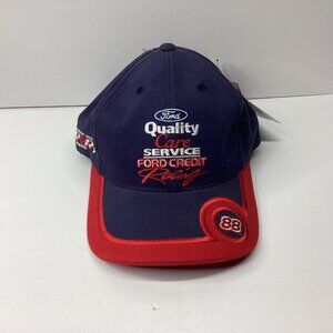 Ford Credit Racing Hat Dale Jarrett Men's One Size Blue Red 88 NASCAR